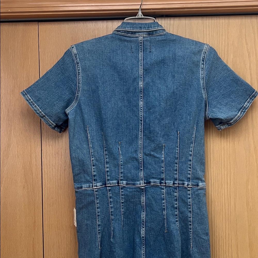 We The Free Jayde Flare Jumpsuit in Sunburst Blue NWT Size XL - Picture 9 of 11